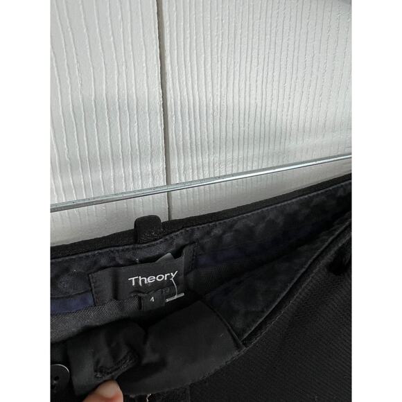 Theory Treeca 2 cropped wool-blend slim-leg pants - Picture 4 of 6